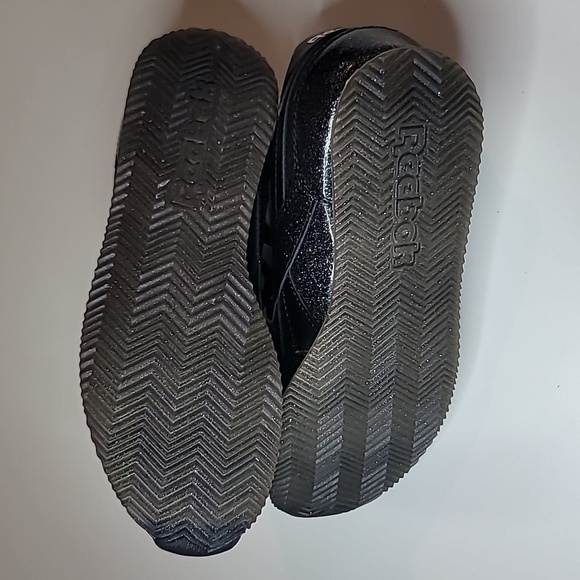 NWOT REEBOK Glitter Sparkle Lace Up Sneakers Originals Classic - Picture 7 of 9